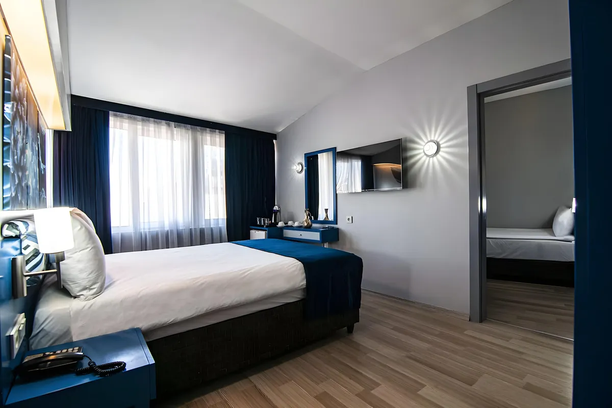 The Quad Room at Lapis Inn